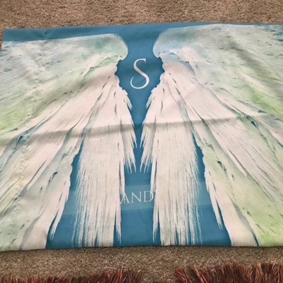 ANGEL PERSONALIZED "SANDY" THROW W/MATCHING PILLOWCASE. USA - Picture 4 of 5